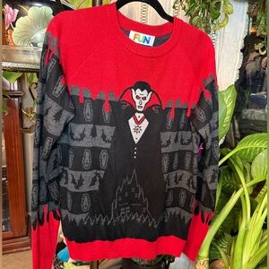 Dracula Vampire Christmas Sweater